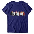 thumbnail image 2 of Gibobby Camisetas Mujer Baratas Manga Corta Mujeres Casual Impresión Manga Corta Cuello Redondo Camiseta Suelta Blusa Tops(Azul,G), 2 of 4