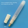 thumbnail image 6 of 2Pcs Empty Paint Pens Flat or Round Tip Acrylics Empty Marker Refillable Empty Paint Marker for Painting on Fabric, 6 of 9