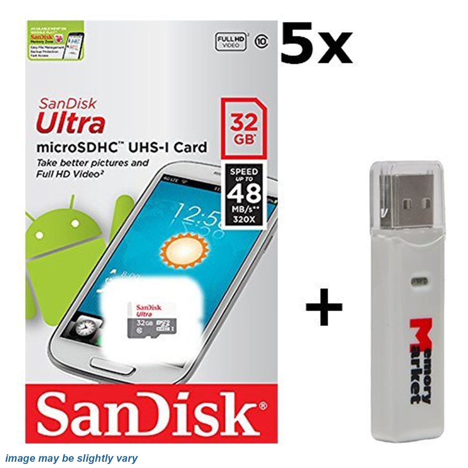 5 Pack Sandisk Ultra 32gb Uhs I Class 10 Microsdhc Memory Card Up To 80mb S Sdsqunc 032g With Adapter Lot Of 5 And Sd Memory Card Reader Walmart Com Walmart Com 5 Pack Sandisk Ultra 32gb Uhs I Class 10 Microsdhc Memory Card Up To 80mb S Sdsqunc 032g With Adapter Lot Of 5 And Sd Memory Card Reader Walmart Com Walmart Com