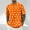 Orange, variant on Dolkfu Casual Men Tee Shirts Short Sleeve Breathable Crew Neck Polka Dot Oversize T-Shirt Tops for Men XXXL