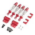 thumbnail image 2 of Kit de amortiguadores para coche RC 1/12, accesorios para vehículos de juguete, modificación de aleación de aluminio, resistente, reemplazo directo de Rojo, 2 of 8