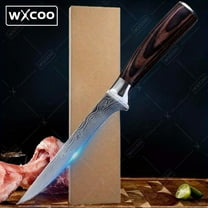 WXCOO 1 PC Boning Knife Professional Butcher Knife Carving Knife Fish Meat Cleaver Vegetable Fruit Knife Sharpener Knife Stainless Steel Kitchen Knife Kitchen Tools Cookware for Kitchen Convenience