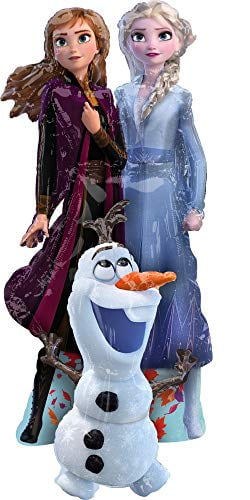 Frozen Party Supplies Birthday Balloon Bouquet Olaf Elsa Anna Airwalker Let I...