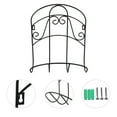 thumbnail image 5 of Zehuanyu 1 set Wall Mounted Garden Hose Storage Stand Bracket Hanging Hose Storage Rack (Black), 5 of 5