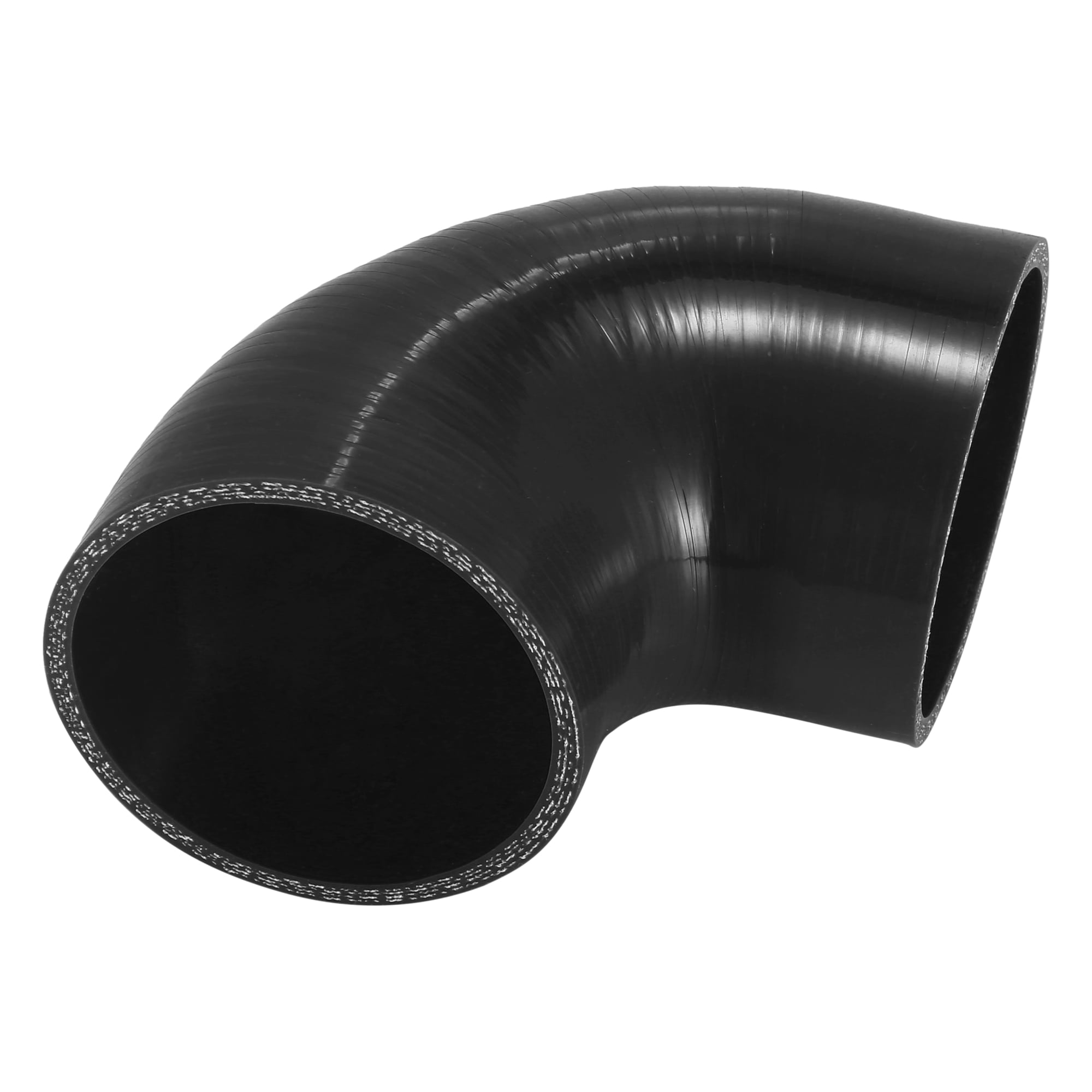 Black 3 Length 2-3/4  3-1/8 ID HPS Silicone Hoses HPS HTSR-275-312-BLK Silicone High Temperature 4-ply Reinforced Reducer Coupler Hose 3 Length 2-3/4  3-1/8 ID 50 PSI Maximum Pressure