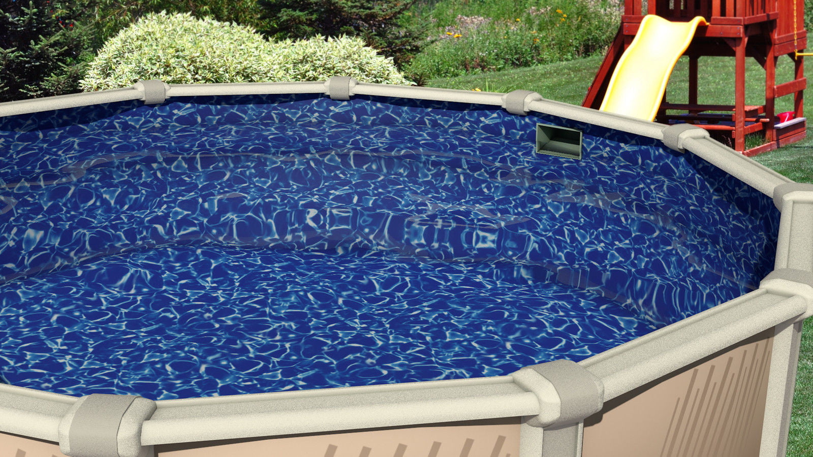 25 Gauge 27 x 72" Overlap Expandable Sunlight Above Ground Swimming Pool Liner