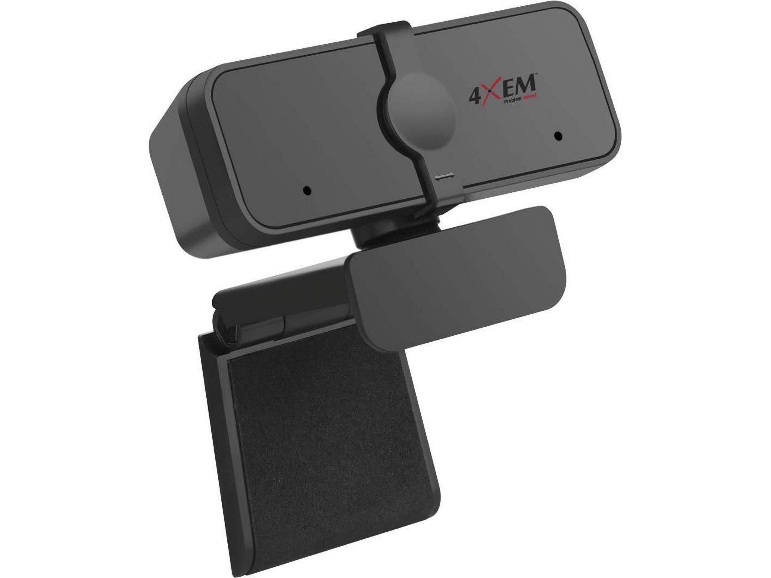 4XEM Webcam - 3 Megapixel - 30 fps - Black - USB 2.0 Type A (4xwebcam1080p)