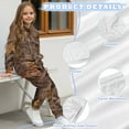thumbnail image 6 of Uorisanigo Oversized Camo Forest Pullover Hoodies Sweatshirt and Sweatpants Suit for Boys Girls, Winter Kids Clothes Graphic Printed Sweatsuit Lounge Matching Set, 6 of 7