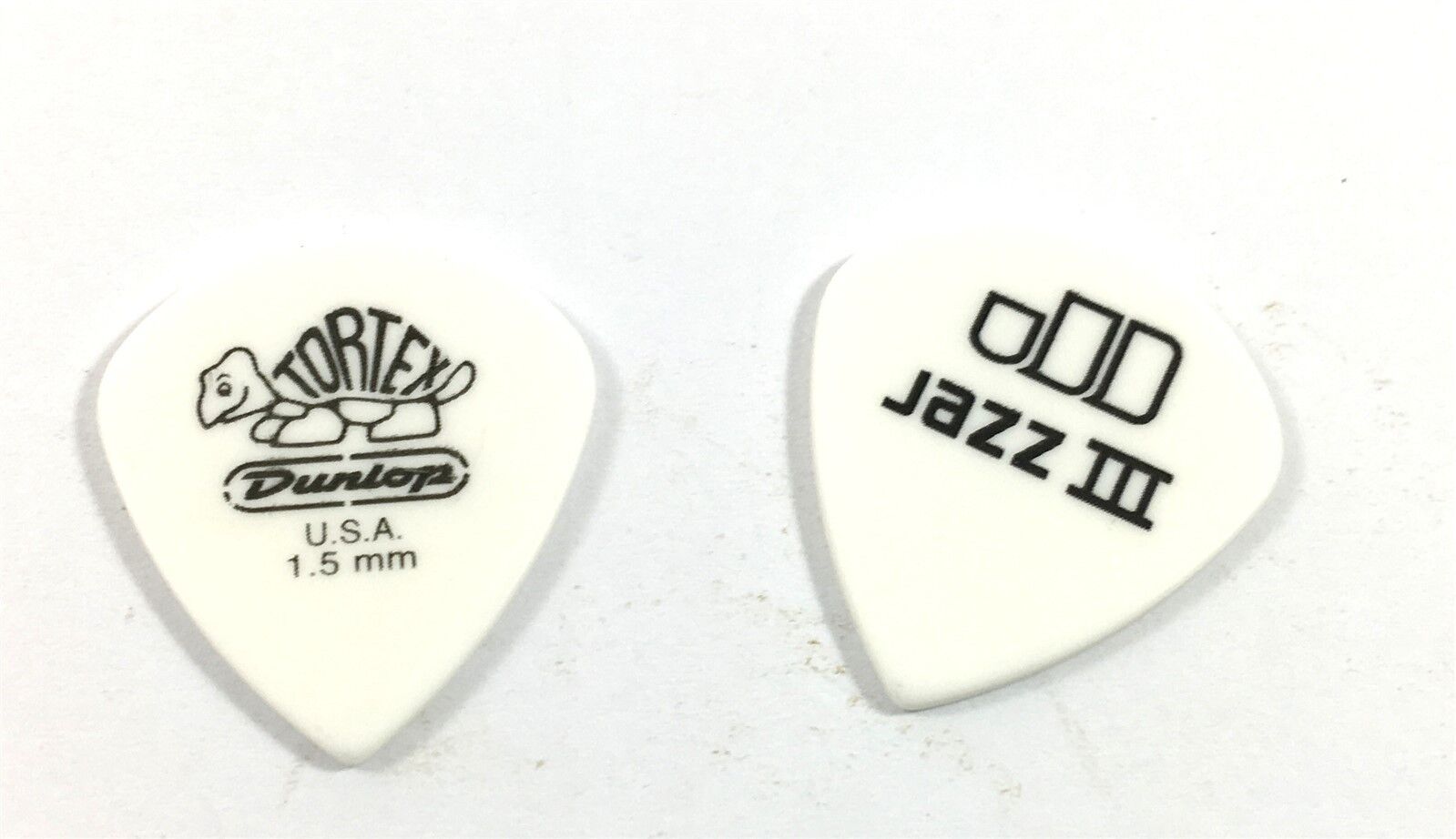 jim dunlop 478r150 tortex jazz iii 1.5mm 72 guitar picks refill bag