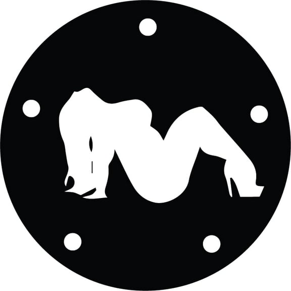 Kustom Cycle Parts Fat/Thick Trucker Girl Twin Cam Points/Timing Cover Compatible with Harley Davidson (Twin Cam 1999 to 2017)