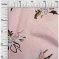 thumbnail image 2 of oneOone Rayon Light Pink Fabric Floral & Craft Projects Decor Fabric Printed By The Yard 56 Inch Wide, 2 of 8