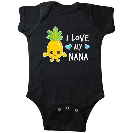 

Inktastic I Love My Nana with Pineapple Gift Baby Boy Bodysuit