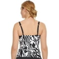 thumbnail image 4 of 24TH & OCEAN Black/White Abstract Zebra Tankini Swim Top, US 34D, UK 34D, NWOT, 4 of 4