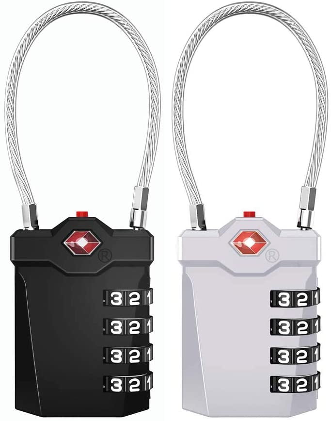 4-Digit Security Combination Travel Suitcase Luggage Bag Code Lock Padlock 