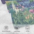 thumbnail image 5 of Yayeee 2 Pack Hand Towels for Bathroom 100% Cotton 16" x 28" Soft Absorbent Kitchen Towel, Floral Mountain, 5 of 7