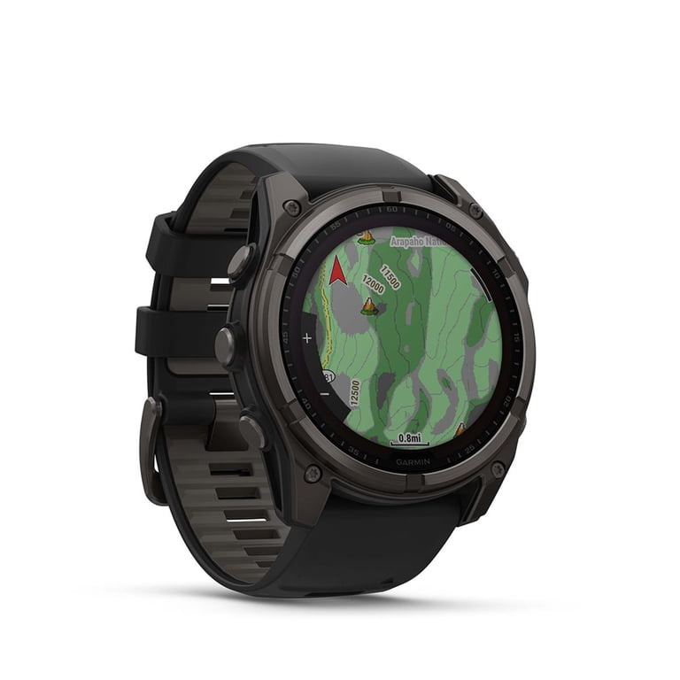 GARMIN, fenix® 8 Smartwatch, Solar Sapphire, Titanium, 47 mm