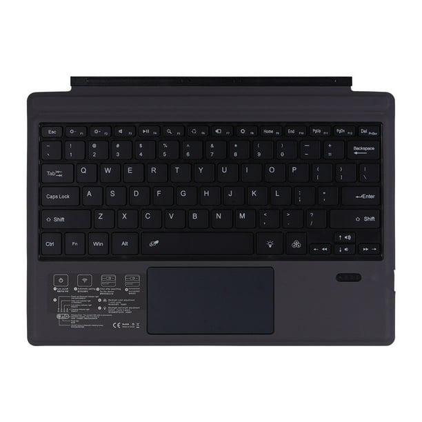 Teclado inalámbrico Bluetooth magnético con retroiluminación colorida para Microsoft Surface Pro8