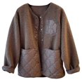 thumbnail image 2 of LSLJS Women Warm Pocket Coat Long Jacket Winter Sleeve Down Parkas, 2 of 5