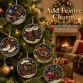 thumbnail image 4 of 6Pcs Christmas Wooden Ornaments DIY Pearl Diamond Painting Kit, Handmade Xmas Tree Decor for Holiday Craft Projects 07, 4 of 6
