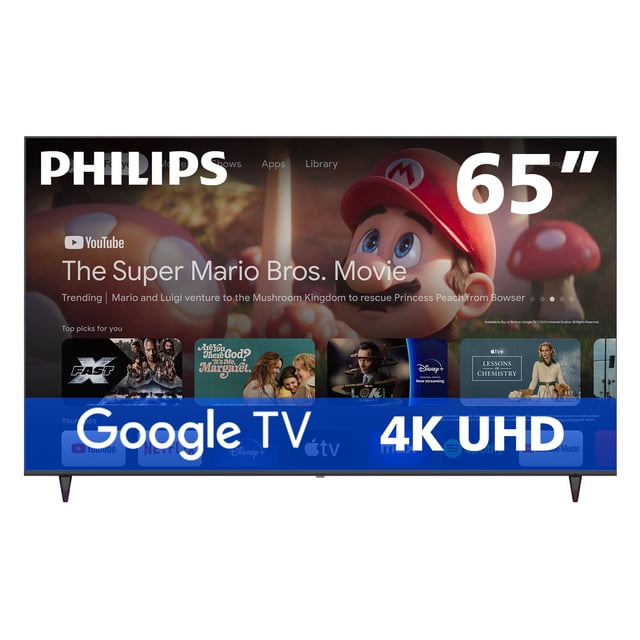 TV Philips 65 Pulgadas Google UHD LED 65PUL7552/F8