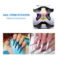 thumbnail image 2 of 100pcs / 300pcs Nails Form Thick Nail Art Tips Guide Sticker Adhesive Nail Form Extension Nail Tool, 2 of 7