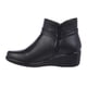 thumbnail image 2 of Botines Mujer Plataforma Tipo Piel Negro Formal Casual negro 25 Incógnita 032D2P, 2 of 6