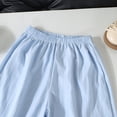 thumbnail image 5 of Agkizg Girls High Waist Wide Leg Pants Lightweight Loose Trousers for Summer Casual, Sizes 10-11 Years, 5 of 6