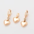 thumbnail image 4 of Collar y Aretes Colgantes Corazón Regalo Amor Oro 18K Lam dorado Unitalla, 4 of 7