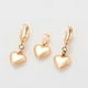 thumbnail image 4 of Collar y Aretes Colgantes Corazón Regalo Amor Oro 18K Lam dorado Unitalla, 4 of 7