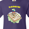 thumbnail image 4 of Inktastic I'm on Beach Time with Sandbox and Beach Chair Youth T-Shirt, 4 of 5