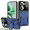 Blue, variant on Shockproof Armor Case For OPPO Reno 11 Pro 11F Reno 10 10Pro Plus Reno 8T Reno7 Ring Bracket Phone Case For OPPO Reno 11 Back Cover.