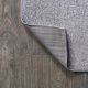 thumbnail image 4 of Alfombra Runner JONATHAN Y Haze, sólida, de pelo bajo, gris costero, 2 m x 3 m, 4 of 4
