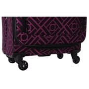 Long Lat Inc. AF 5P Astor Luggage Set Black Purple