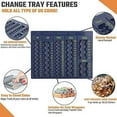 Coin Counter Sorter Money Tray Blundle with 64 Coin Roll Wrappers‚ 6