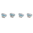 thumbnail image 1 of 4 piezas de plata cromo refrigeración por agua g1 / 4 tapón agua parada para refrigeración por agua Sunnimix Enchufe de enfriamiento de agua, 1 of 5