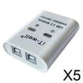 thumbnail image 1 of 5xPortable 2 En 1 Divisor De Salida Impresora USB Dispositivo Para Hub Plug And Play, 1 of 8