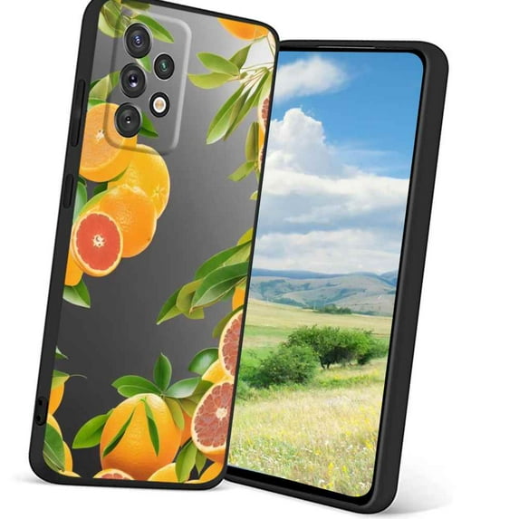Citrus-Case-34 Phone Case, Degined for Samsung Galaxy A32 5G Case Men Women, Flexible Silicone Shockproof Case for Samsung Galaxy A32 5G