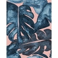thumbnail image 2 of James, Nola 15x18 Black Ornate Wood Framed with Double Matting Museum Art Print Titled - Palm Party I, 2 of 4