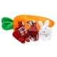 thumbnail image 2 of Decoración de Pascua, adornos de Pascua, regalos de Pascua, decoración del hogar, muñeco de peluche con tres conejos en una bolsa de zanahoria, juego de muñecos de Pascua, decoración de Pascua, regalo, 2 of 3