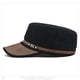 thumbnail image 3 of Gorra de béisbol lisa de algodón con ala de piel sintética Milit, 3 of 4