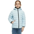 thumbnail image 6 of Wantdo Girl's Winter Coat Light Winter Coat Packable Puffer Jacket Acid Blue 8, 6 of 9