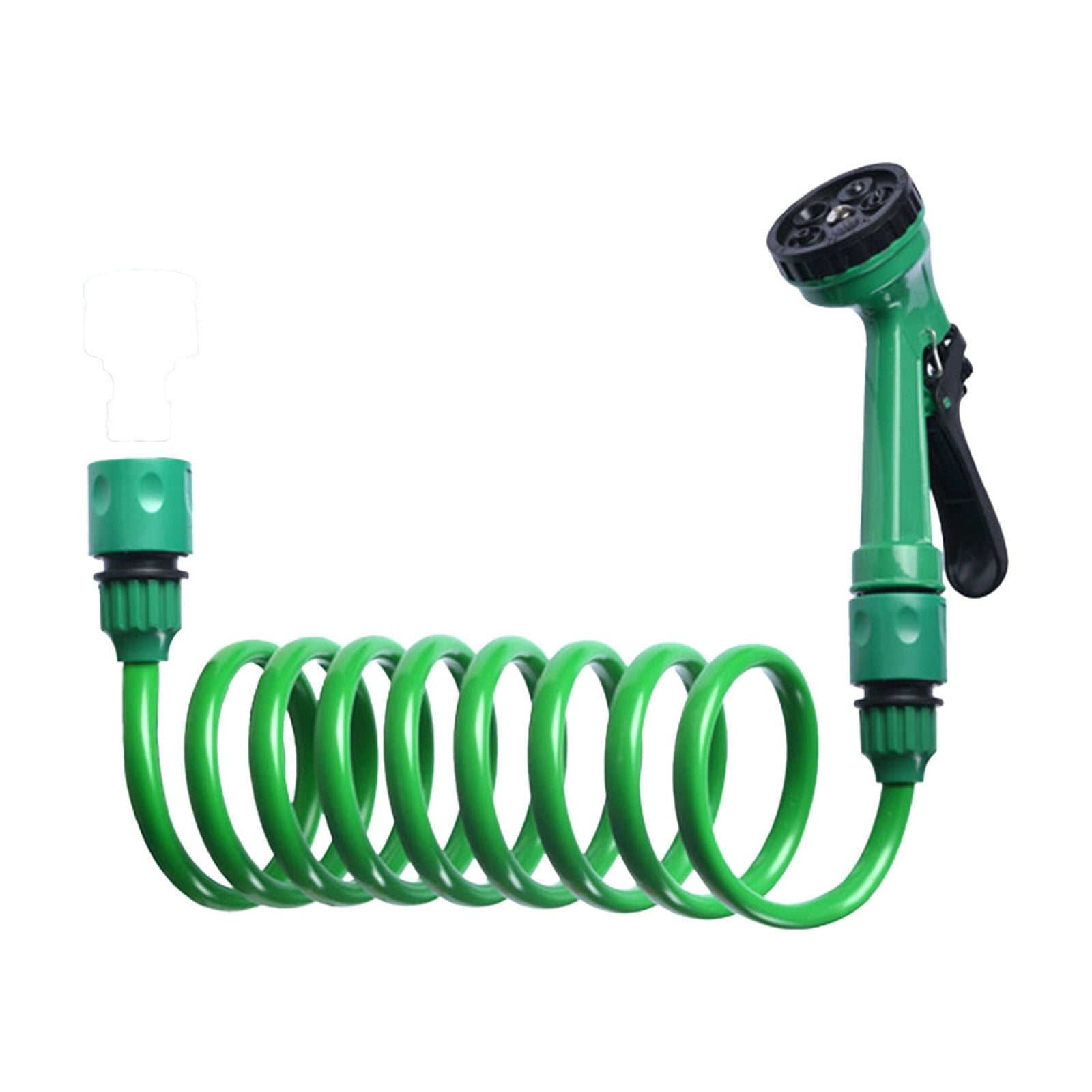 Garden Hose Water Pipe 32.8 FT Retractable Nozzle Set - 5 Pattern Adjustable Spray, Labor-Saving , Flexible Outdoor Use Washing Cars Cleaning Pets