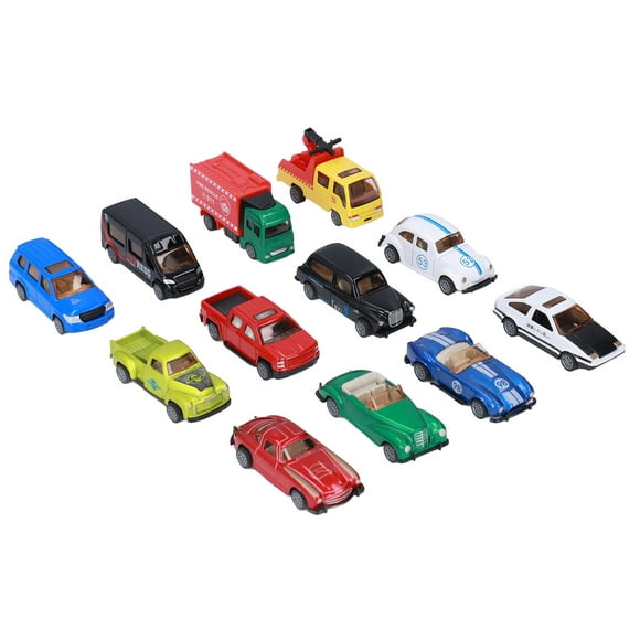 Pull Back Car Toy, Alloy Smoothing Edges Kids Vehicle Set For Collection