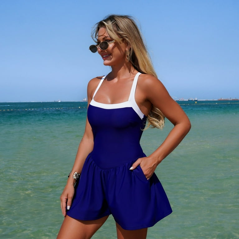 swim dress cute Sunsets Escape Magic Hour Crepe Sienna Swim Dress 14 / Magic / 983