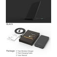 thumbnail image 4 of Premium Plus Fast Foldable Wireless Charger 10W Wireless Charging Stand Qi Certified Compatible iPhone XR Xs Max XS X 8 8 Plus Fast Charging Galaxy S10 S9 S9 S8 S8 and More No AC Adapter, 4 of 7