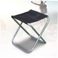 thumbnail image 4 of HAMPPLIES Compact Folding Stool with Aluminum Alloy Frame and Thick Canvas Seat for Outdoor Rest, 4 of 8