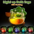 thumbnail image 6 of Baby Dinosaur Bath Toys,Toddler Bath Bubble Machine, Bathtub Toy Dinosaur, Bubble Maker with 12 Songs & 6 Color Lights, Bath Time Shower Bath Wall Toy for Boys Girls, 6 of 10