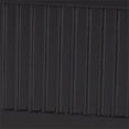 thumbnail image 6 of Baxton Studio Primrose Mid-Century Black Fluted Wood King Size Canopy Bed, 6 of 18