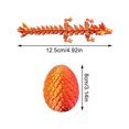 thumbnail image 3 of 3D Printed Dragon Egg Gift Set - 6 Poseable Crystal Dragon Figurines with Moving Joints,Multi-Color Fantasy Toys for Collectors & Decor, 3 of 5