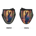thumbnail image 2 of Pofeuu Neon Rabbit In Archway Print Thickened Mini Silicone Oven Mitts Heat Resistant, Rubber Oven Mitt Gloves, Finger Pinch Grips, Pot Holder, Silicone Potholder, 2 of 7